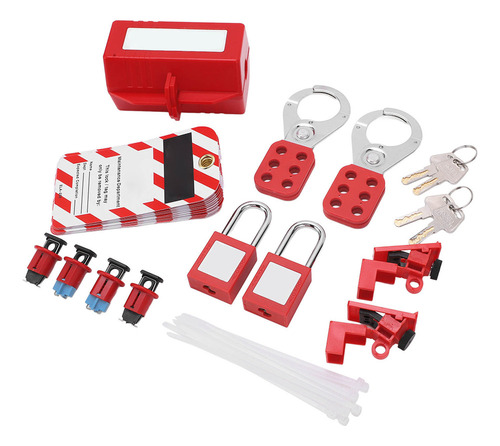 Kit De Etiquetado De Disyuntores Eléctricos Loto Lockout Saf