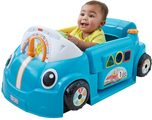 Imagen 1 de 7 de Fisher-price Smart Stages Crawl Around Carro Azul