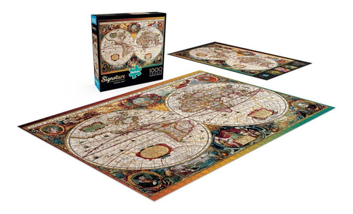 Rompecabezas 1000 Piezas - Mapa Antiguo - 1439 Buffalo Games