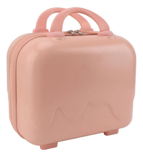 Estuche Rosa De Viaje Para Cosméticos, Miniequipaje De Mano