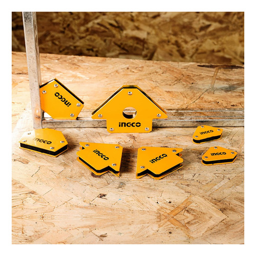 Set 7 Escuadras Magneticas Para Soldar Ingco Amwh7002