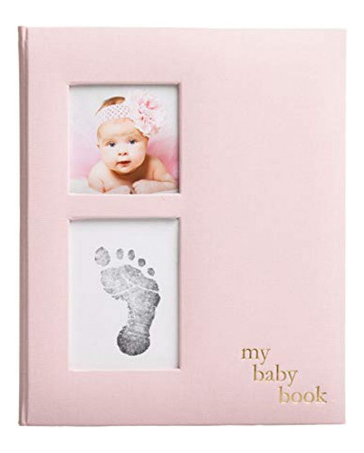 Álbum De Fotos De Bèbe  Pearhead Linen Baby Memory Book Y 