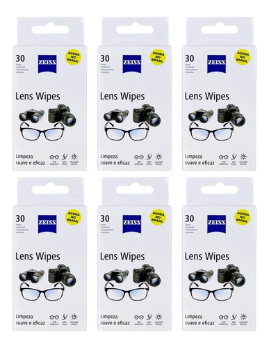 Imagem 2 de 9 de Kit Lens Wipes Zeiss C/ 180 Lenços Umedecidos
