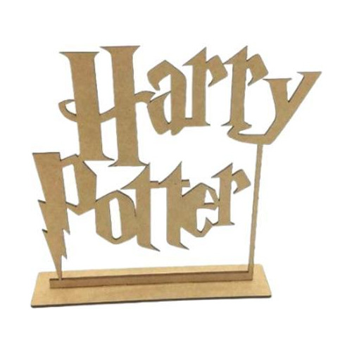 Centro De Mesa Harry Potter 20 Peças Lembrancinha Mdf Cru