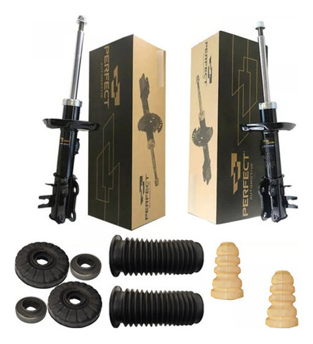Par Amortecedor Dianteiro Onix Prisma Sonic 2012 A 17 C Kit