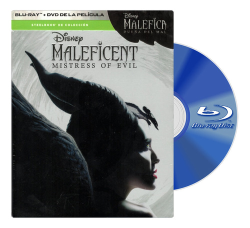 Steelbook Blu Ray+dvd Malefica