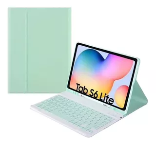 Funda Com Teclado Bluetooth Para Samsung Galaxy Tab S6 Lite