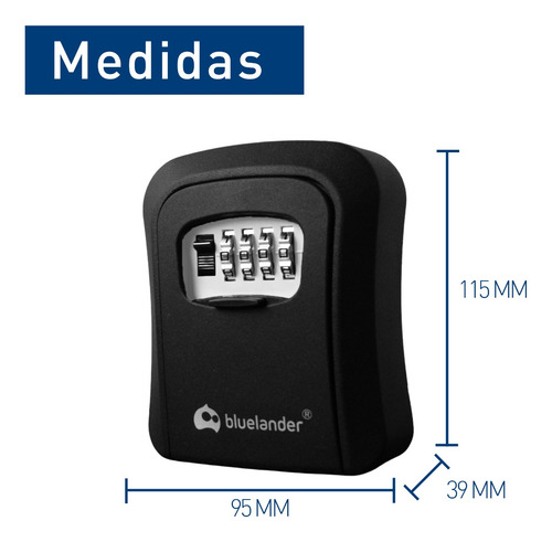 2 Caja Fuerte De Almacenamiento De Llaves Montada Para Pared