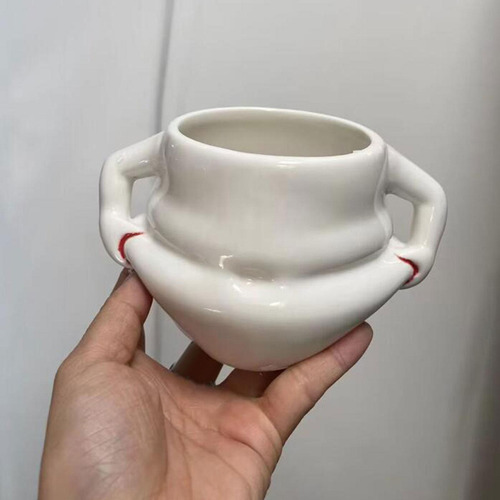 Bz1 H Taza De Café De Cerámica Jugo Bebida Adorable Ligero