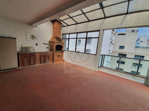 Imagem 11 de 19 de Cobertura Com 3 Dormitórios, 1 Suíte 2 Vaga À Venda, 300 M² Por R$ 2.600.000 - Boqueirão - Santos/sp - Co0090