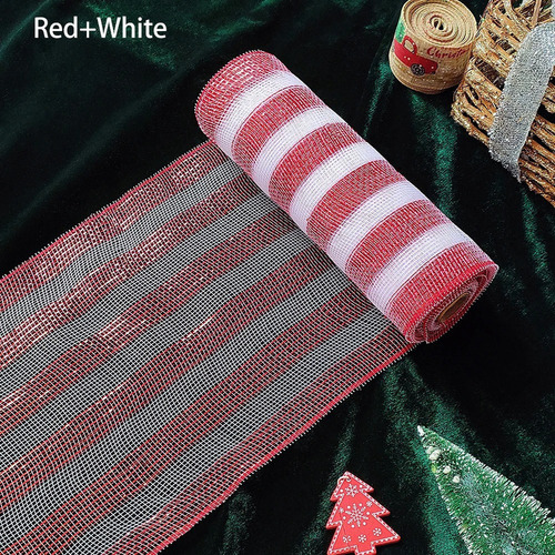 Cinta Navideña De 10 Yardas, Rollo Navideño