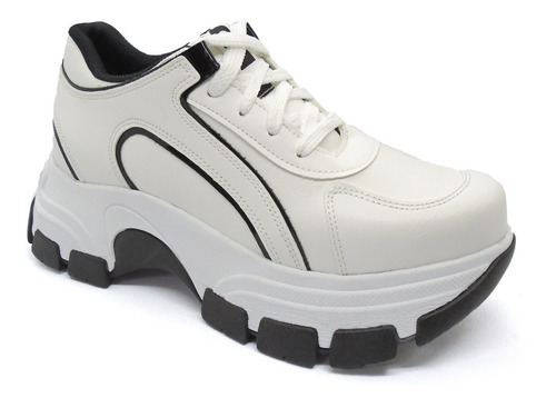 Imagen 3 de 5 de Zapatos Zapatillas Sneakers Urbana Mujer Plataforma Moda 500