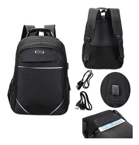 Imagem 4 de 5 de Kit 12 Mochila Impermeavel Varios Compartimentos