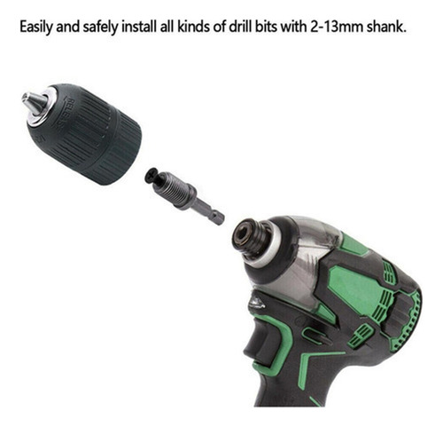 * Llave De Impacto Con Portabrocas De 10 Mm.