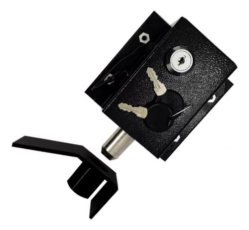 Cerradura Traba Mecanica Electrica Robusta Portones Luber Np