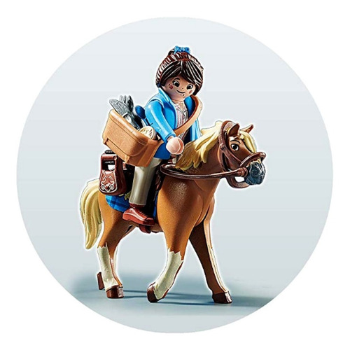 Playmobil La Pelicula Marla Con Caballo, Mod. 70072 (Usado)