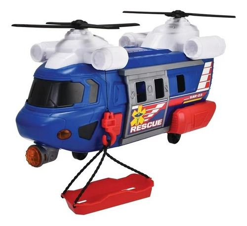 Helicóptero De Rescate Con Luces Y Sonidos Adventure Force