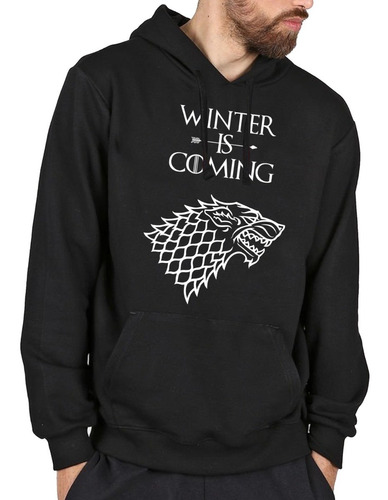 Buzo Canguro Stark Winter Is Coming Game Of Thrones Unisex