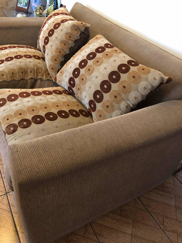 Juego Living Sofa Sillon 2 Cuerpos
