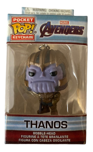 Thanos Bobblehead Llavero Mini Funko Pop Pocket Chain Marvel