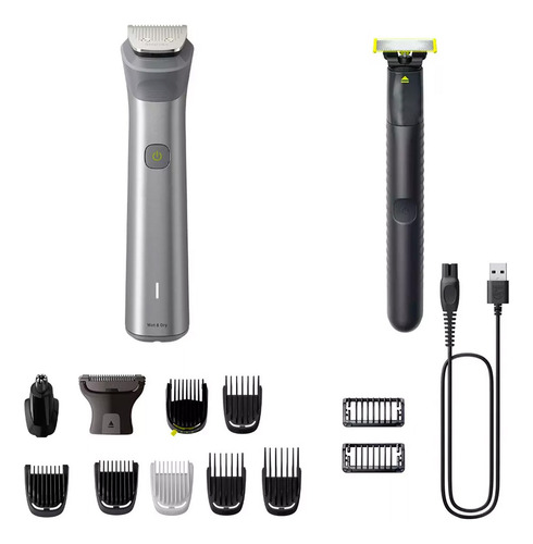 Recortadora De Barba Mg5930 + Afeitadora Mod