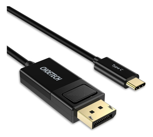 Cable Usb Tipo-c A Dp De 1.8m Color Negro
