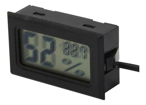 Imagen 2 de 6 de Termómetro Lcd Digital Higrómetro Sonda Temperatura Humedad