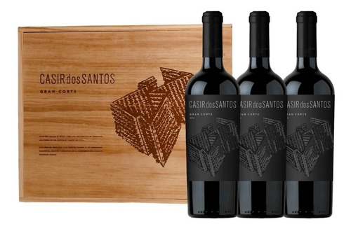 Vino Casir Dos Santos Gran Corte Estuche X 3 Botellas Local