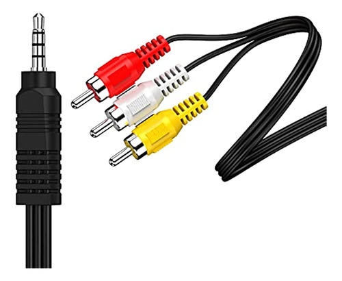 Pingping, Cable De Video De Cámara Av De 3.5 Mm A Rca Av, Co