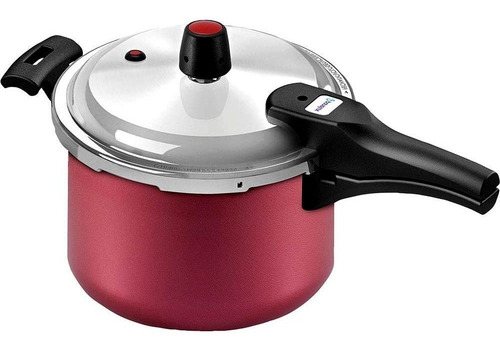 Imagem 2 de 4 de Panela De Pressão 4,5l Antiaderente Panelux Trava Externo