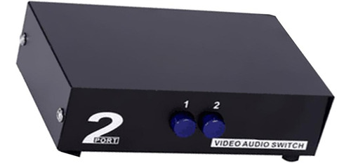 Amplificador Divisor De Sonido Y Video Av De 2 Vías Y 3 Rca