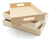 Comprar Bandejas De Desayuno 20x30 Cm Fibrofacil Pack Combo 10 U