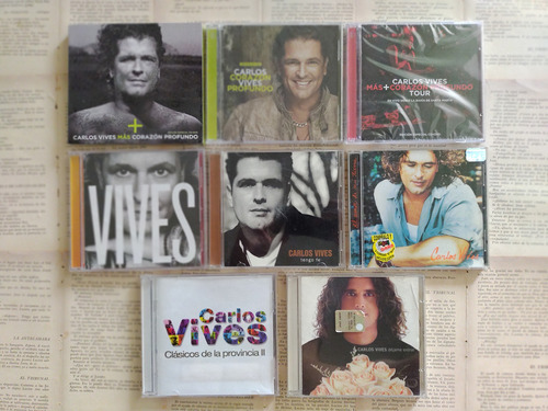 Carlos Vives - Pack 8 Cd's