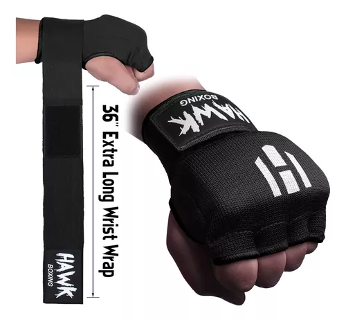 Guantes interiores de boxeo para Kickboxing, envoltura rápida de Gel  elástico para nudillos, envoltura de muñeca, Muay Thai, 1 par