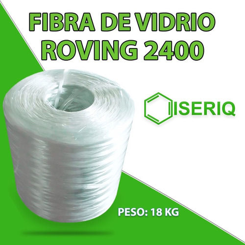 Imagen 1 de 3 de Rollo De Fibra De Vidrio En Roving 2400 - Iseriq
