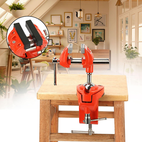 Alicates Mesa Trabajo Garosa Mini 360 Ajustable Giratorio