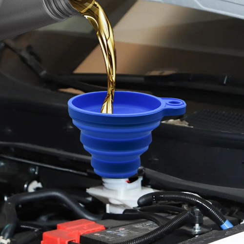 U Funil Dobrável Para Silicone Resistente A Altas