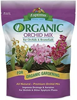 Espoma 4 quart Orgánico Orquídea Mix, Multicolor