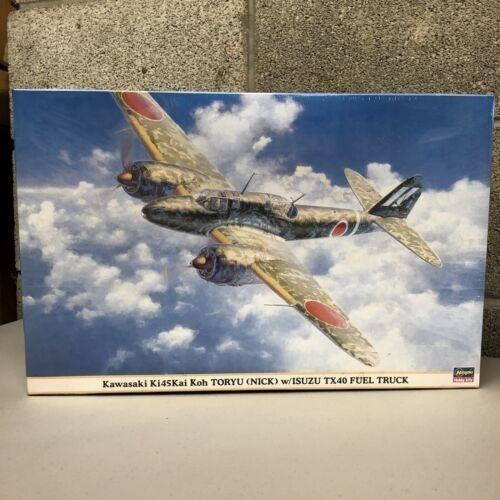 Hasegawa 1/48 Ki-45 Con Camión Isuzu Tx-40 Con Muchos Extras