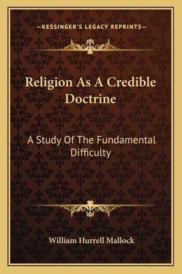 Libro Religion As A Credible Doctrine: A Study Of The Fun...