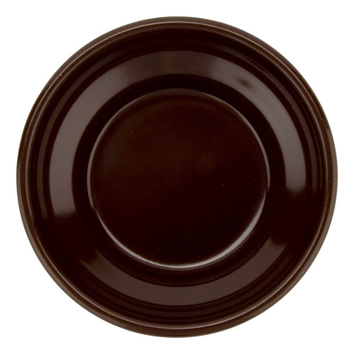 Plato De Melamina Marrón 150 Ml Para Salsa Y Queso Juego De