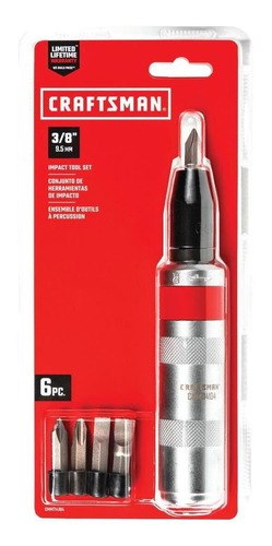 Imagen 3 de 5 de Juego Herramientas Impacto 3/8 5 Puntas Craftsman Cmmt14104