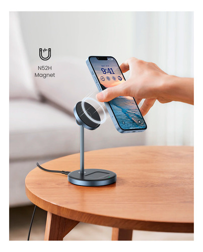 Ugreen Soporte Cargador 2 En 1 Magsafe Carga Inalambrica (Reacondicionado)