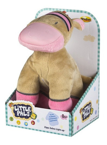 Peluche Little Pals Cebra Con Luz Y Sonido Winfun Bebés