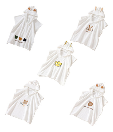Toalla De Baño Con Capucha, Albornoz, Manta De Ducha, Capa D