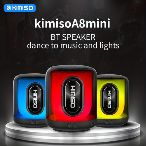 Bluetooth Mini Kimiso-a8 Mini - Subwoofer, Luces Led, Portát