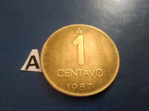 Monedas Argentinas 1 Centavo 1987 Ñandú Austral