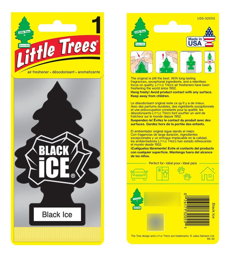 X24 Pinos Aromáticos Auto Black Ice Little Tree