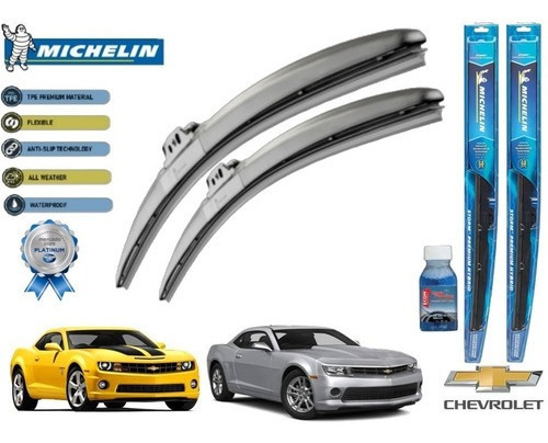 Par Plumas Limpiabrisas Chevrolet Camaro 2014 Michelin