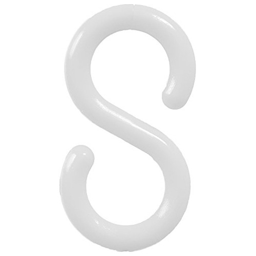 S-hook, 2-inch, White, Pack Of 25 (50301-25)